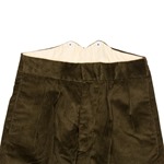 END OF LINE/CLEARANCE CC41 Corduroy Trousers: Forest Green (Last Few)