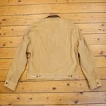 Type III Jean Jacket - Unlined Cow Suede, Suede: Sand, 40" - S#7342
