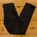 Ladies Bike Trousers, Soft Black Italian Horsehide, 29" - VA#2045