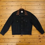 Type III Jean Jacket - Unlined Cow Suede, Suede: Navy, 44" - S#6950