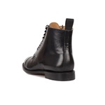 1920s Town Boots Glace Kid (Leather Sole): Black