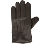 Classic Deerskin Gloves: Brown