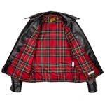 Aero Leather Premier Highwayman with Tartan Lining