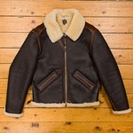 USED USAAF Type B-6, Sheepskin: USAAF 22mm Seal, 42" - VA#2178