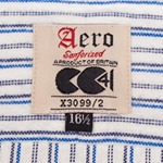 END OF LINE CLEARANCE Aero CC41 Flannel Cotton Collarless Shirt (LAST FEW)