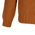 Cashmere & Merino 'Cairngorm' Ski Sweater: Rust