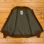 Lettermans Jacket (All Leather), Russet Vicenza, 40" - S#5545