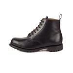 END OF LINE/CLEARANCE Horsehide Work Boots (Commando Sole): Black (Size 11.5 and 12)