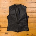 Shackleton Waistcoat, Goatskin: Black, 40" - S#6710