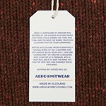 END OF LINE/CLEARANCE Cashmere & Merino 'Cairngorm' Ski Sweater: Mahogany