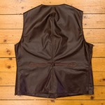 Shackleton Waistcoat, Battered Steerhide, 50" - S#6877