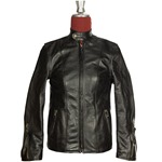 Ladies Cafe Racer, Black Vicenza, Size 6 - S#4790