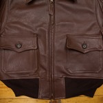 USAAF/USN Type AN-J-3, Goatskin: Russet, 44" - S#7022