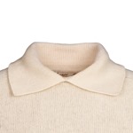 1920's Eton Collared Sports Sweater: Cream