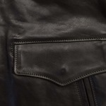 Long Half Belt, Vicenza: Blackened Brown, 38" - S#7033
