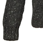 Cashmere & Merino 'Cairngorm' Ski Sweater: Anthracite