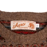 END OF LINE/CLEARANCE Classic Long Sleeve 1930s Fair Isle: Cullin (SIZE M + XXL)