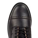 1920s Town Boots (Leather Sole): Black