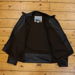 Café Racer, Goatskin: Black, 40" - S#7240