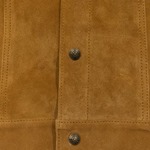 Type III Jean Jacket- Unlined Cow Suede, Suede: Golden, 42" - S#7054