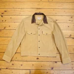 Type III Jean Jacket - Unlined Cow Suede, Suede: Sand, 40" - S#7342