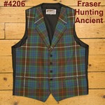 END OF LINE/CLEARANCE Lochcarron Tartan Waistcoats (Size 42)