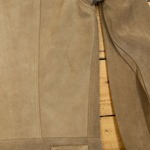 Type III Jean Jacket- Unlined Cow Suede (Blue Label), Suede: Sand, 38" - S#7254