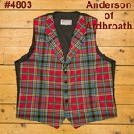 END OF LINE/CLEARANCE Lochcarron Tartan Waistcoats (Size 48)