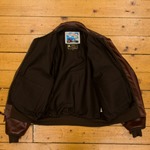 1950s Flight Jacket, Grainy Russet Jerky HH, 42" - S#6085