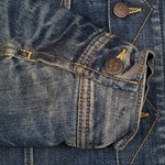 Lee 101J Storm Rider Blanket Lined Denim Jacket: Aged