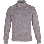 Cashmere & Merino 'Cairngorm' Ski Sweater: Grey