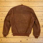 1950s College Jacket, Goat Suede: Rust, 40" - S#7292