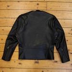 Café Racer, Goatskin: Black, 40" - S#7240