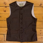Shackelton Waistcoat (Trainee), Battered Steerhide, 40" - S#5941