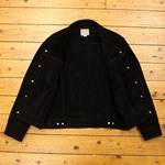 Type III Jean Jacket - Unlined Cow Suede, Suede: Black, 40" - S#6949