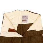END OF LINE/CLEARANCE Harris Tweed Trousers: Autumn Window Pane