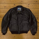 1950s Flight Jacket, Grainy Seal Jerky HH, 44" - S#6144