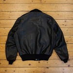 1950s Flight Jacket, Goatskin: Black, 42" - S#7164