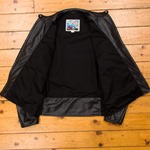 Café Racer, Goatskin: Black, 46" - S#6667