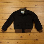 Kids A-2, Cotton Drill: Black, Approx 6 yrs old - S#6804