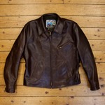 1930s Half Belt, CXFQHH: Brown, 46" - S#7138