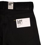 Lee 101z Jeans: Dry 14oz (Black)