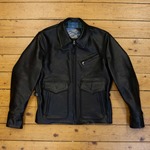 Half Belt Deluxe (Blue Label), Vicenza: Black, 38" - S#7247