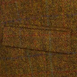END OF LINE/CLEARANCE Harris Tweed Waistcoat: Autumn Window Pane (SIZE L)
