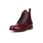 Jarrow Marcher Boots (Leather Sole): Cordovan