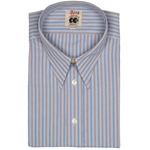 Aero CC41 Spearpoint Collar Shirt: Blue Stripe