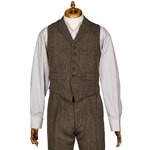 Harris Tweed Waistcoat: North Sea Herringbone