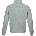 Cashmere & Merino 'Cairngorm' Ski Sweater: Pale Grey