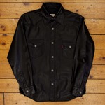 Western Shirt, Soft Black Italian HH, 40" - S#6030