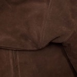 1950s College Jacket (Apprentice), Suede: Chocolate, 40" - S#7047